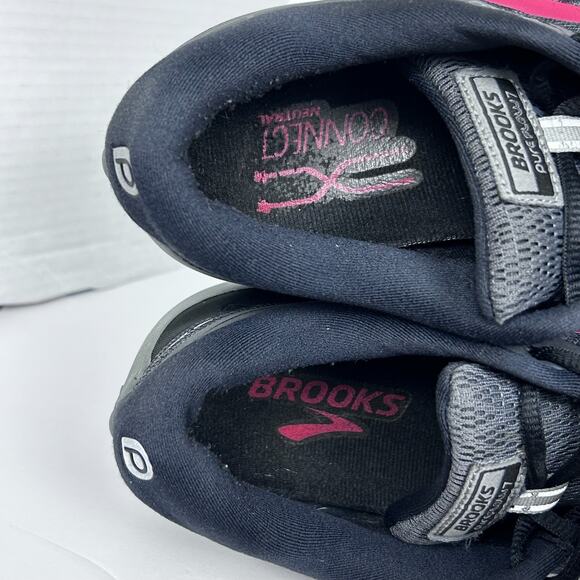 Brooks Pure Flow 7 Running Sneaker Shoes Womens US 10.5 B Black Lace-Up Low Top - Picture 10 of 15